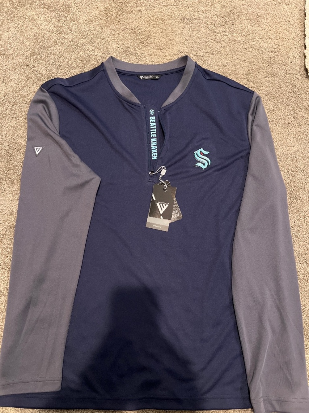Levelwear 1/4 zip Seattle Kraken